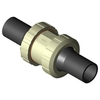 Ball check valve Series: 562 PP-H/EPDM Ball With spring Straight PN10 Plastic welded end long 50mm